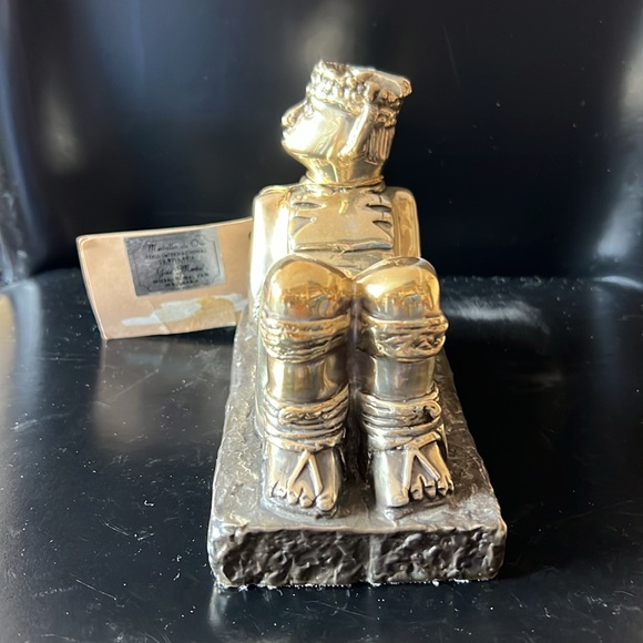 Maya Chac Mool Silver Figure Mexico D’Argenta Vintage - Picture 3 of 12